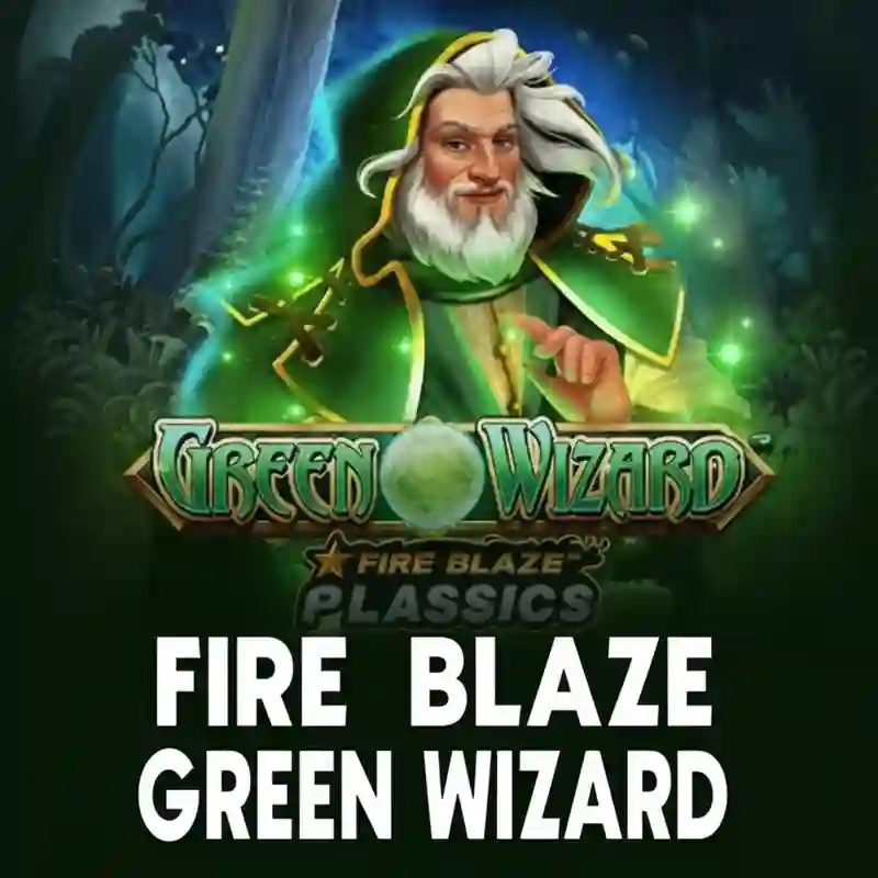Fire Blaze Green Wizard